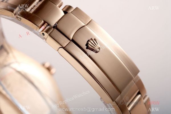 New Replica Rolex Sky-Dweller 42mm AI Factory Rose Gold Swiss 9001 Watch 5