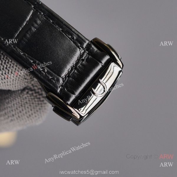 New 2021 Watches Swiss Omega Seamaster Diver 300m Black Black Watch Leather Strap 5
