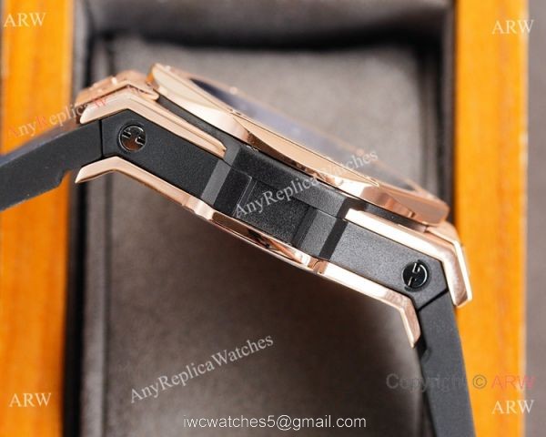 Z Factory Swiss Quality Hublot Big Bang Sang Bleu Blue Rose Gold Watch 45mm 5