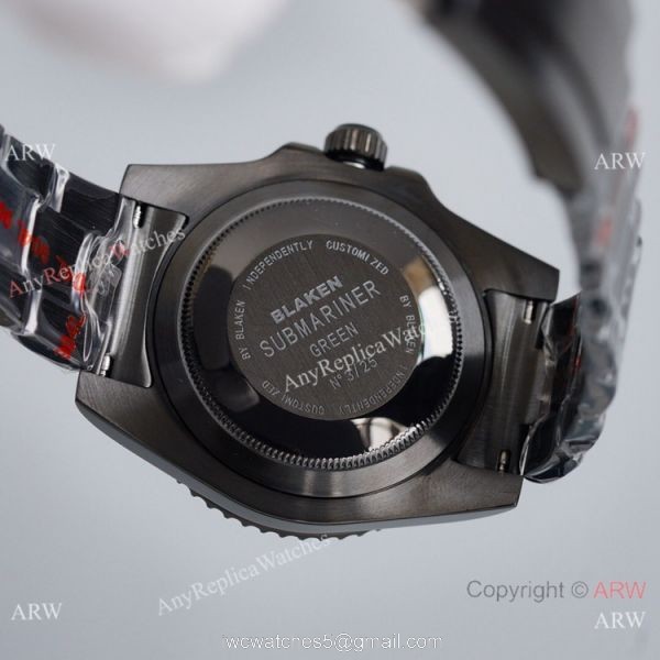 Swiss Copy Rolex GMT-Master II Blaken Watch Blue Black Ceramic 40mm 5