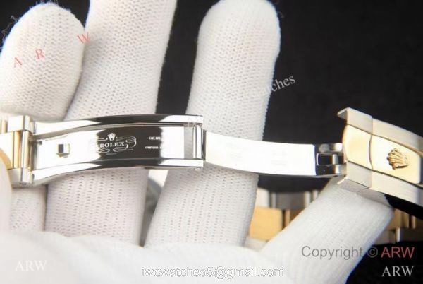 Rolex Datejust 2021 Motif Dial Gold Oyster Bracelet AAA Copy 5