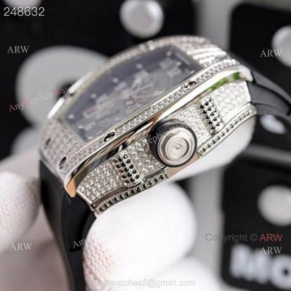 Copy Richard Mille 030 Diamond Watch Automatic For Men 5