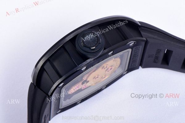JB Factory Richard Mille Skull Watch RM52-01 Tourbillon Dial Best Copy 5