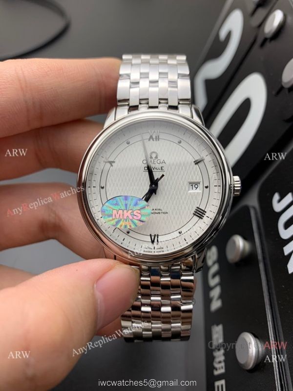 MKS Factory Omega De Ville Prestige 9015 Watch Stainless Steel 5