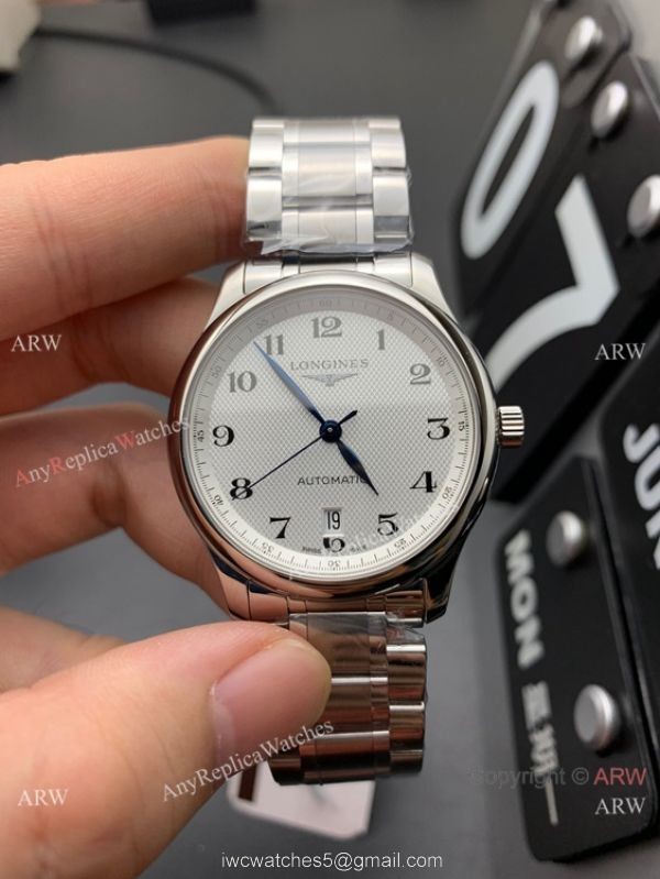 KY Fatcory Replica Swiss Longines Master Watch Stainless Steel 5