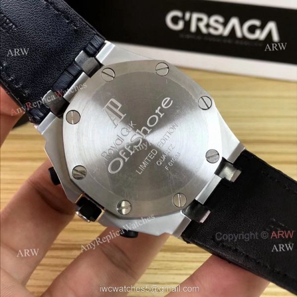 42mm Audemars Piguet Royal Oak Offshore Full Diamonds Watch Quartz Replica 5