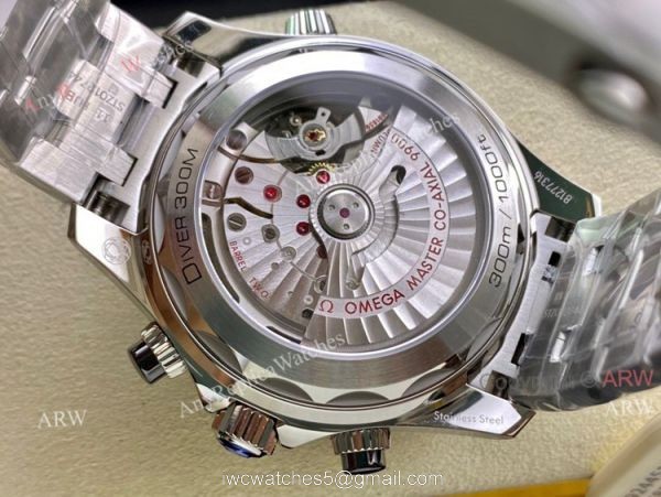 New Black Dial Omega Seamaster OMF Factory Replica Watches Clone Omega 9900 For Men 5
