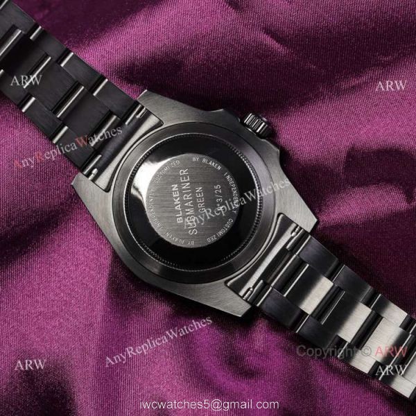 2021! Super Clone Rolex Blaken GMT-Master II Watch 40mm DLC Steel Pepsi Ceramic Bezel 5