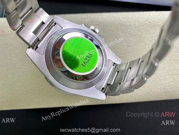 Swiss Replica Rolex BLAKEN Submariner 2836 Iced Out Watch 904L Stainless Steel Red Dial 5