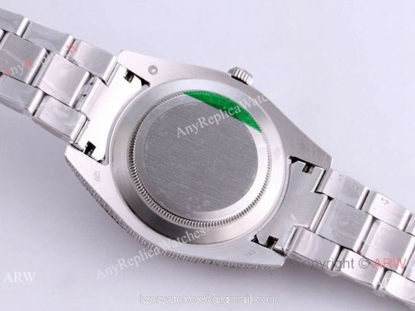 Swiss Quality Copy Rolex Iced Out Oyster Perpetual 41 Watch Candy Pink Dial Mingzhu Movement 5