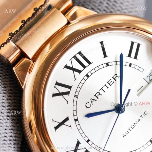 All Rose Gold Cartier Santos XL Automatic Replica Watch 42mm 5