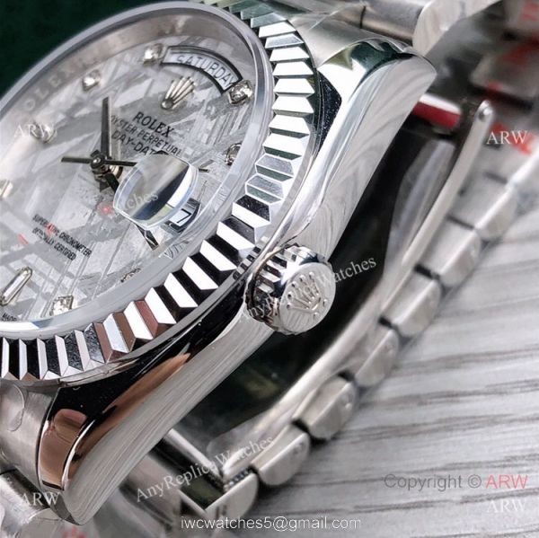 2021 New Copy Rolex Day-Date 40mm Meteorite Presidential Watch 5