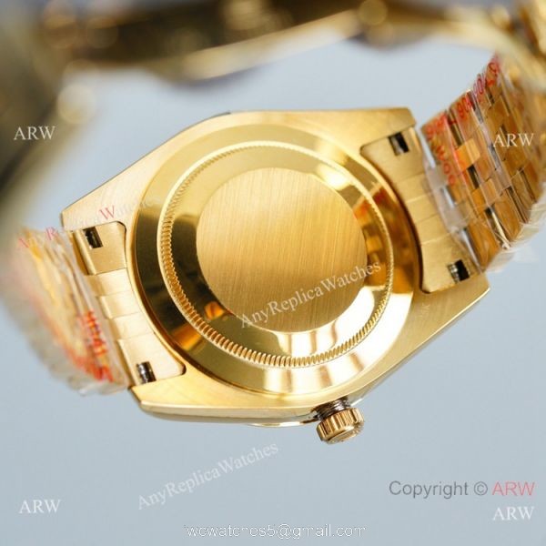 Swiss Quality Rolex Datejust II Citizen 8215 Watch Yellow Gold Jubilee Diamond Markers 5