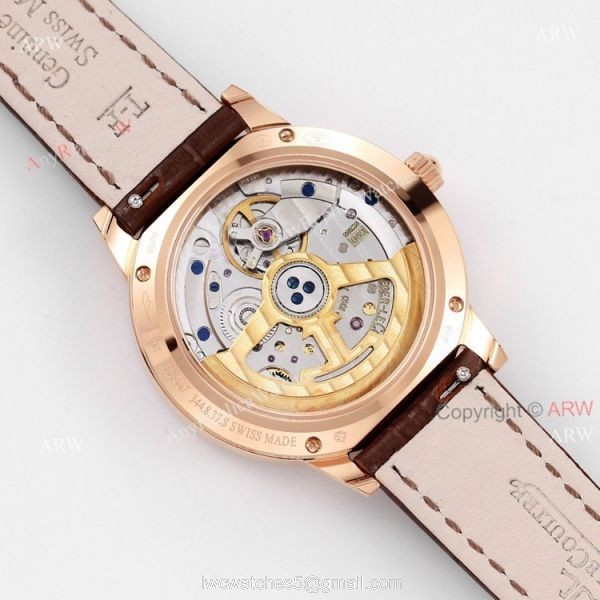 GF facytory 34mm Jaeger Lecoultre Rendez-Vous Rose Gold White Face Swiss Knockoff Watch 5