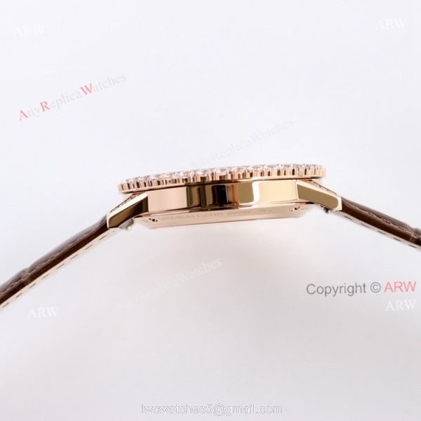 GF Jaeger Lecoultre Dazzling Rendez Vous Night and Day 36mm Diamond Watch Replica 5