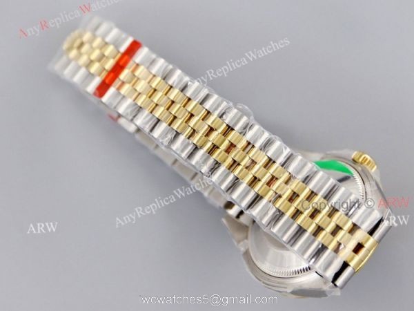 (EWF) 1:1 Superclone 2-Tone Rolex Datejust 31 Jubilee Diamond Dial Watch 5