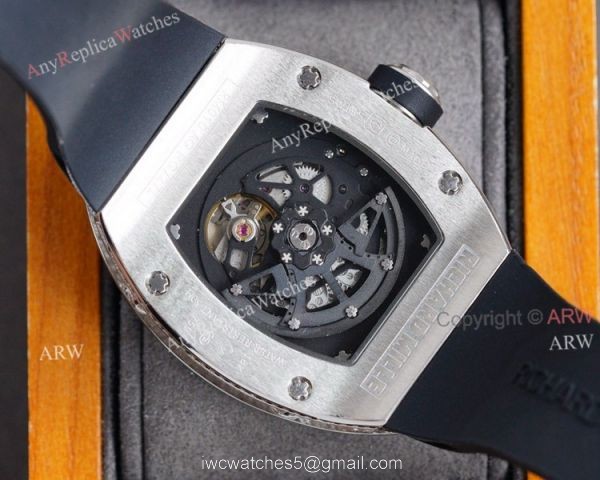 (RM Factory) Best Copy Richard Mille RM010 Diamond Watch With Skeleton Dial 5