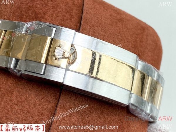 Copy Rolex Daytona A-7750 Chronograph Watch Two Tone 40mm 5