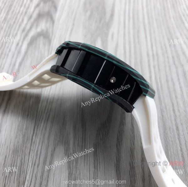 Clone Richard Mille rm11-03 Men Watches CarbonRose Gold Case 5