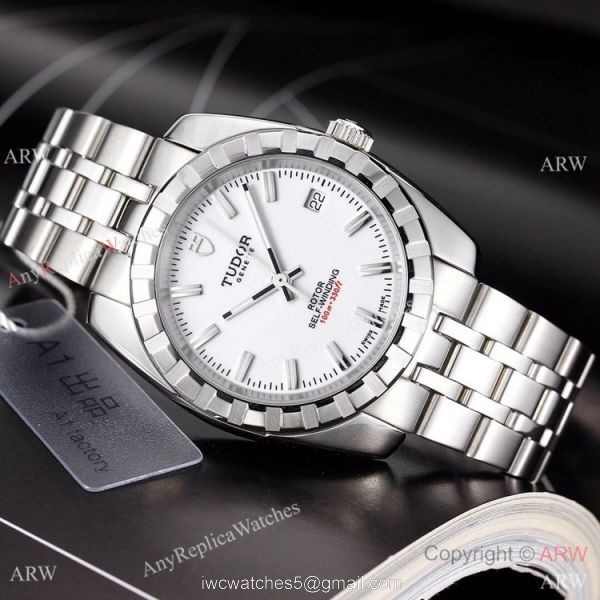 Copy TUDOR Glamour Watch Two Tone Black Watches Automatic 5