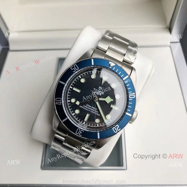 GD Factory Tudor Heritage Black Bay m79230b Watch Citizen 8215 Blue Bezel 5