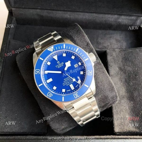 GD Factory Tudor Pelagos Citizen 8215 Watch Blue Ceramic Bezel 42mm 5