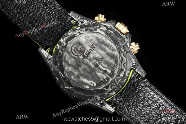 NEW! TW Factory Rolex DIW Cosmograph NTPT Carbon Daytona 7750 Watch Fluorescent Green Fabric Strap 5