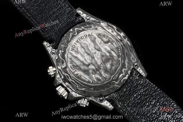 NEW! TW Factory Rolex DIW NTPT Carbon Daytona Watch White Dial 7750 Movement 5