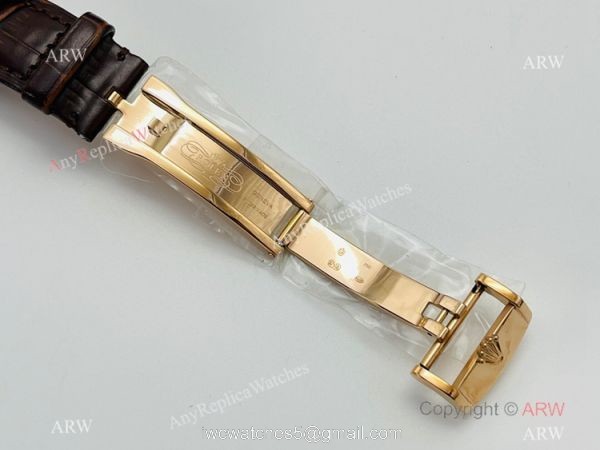 DR Factory Rolex Day date Rose Gold 36mm Copy Watch Swiss 2836 Movement 5