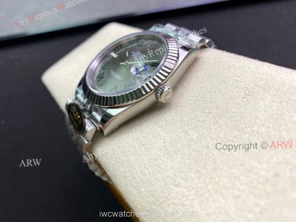 Fake Clean Factory 904L Rolex 126334 Wimbledon Datejust 41 Jubilee Watch 5