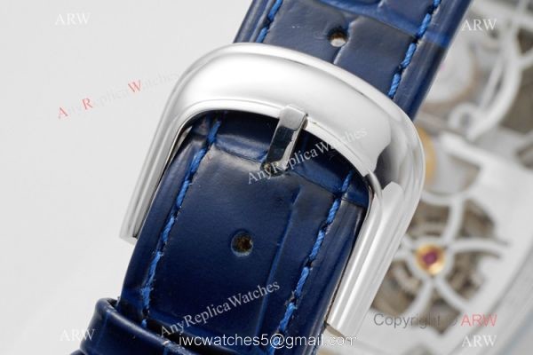 AB Factory Copy Franck Muller Cintree Curvex Imperial Tourbillon Watch 39.6mm Blue Dial 5
