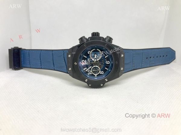 Best Copy Hublot Big Bang Unico Chronograph Watch Black Case 5