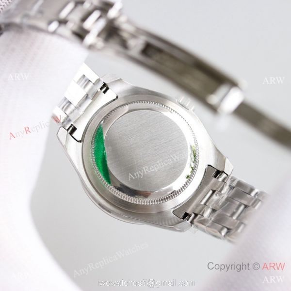 Swiss Replica Rolex Datejust Pearlmaster 81319 Watch Black Mother-Of-Pearl Stainless Steel 34mm 5