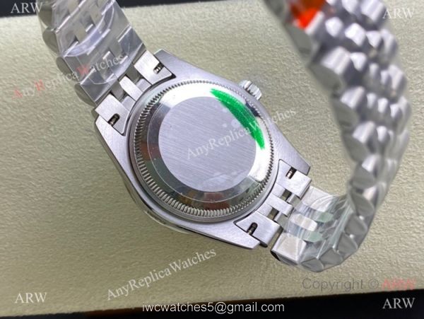 Swiss Copy Rolex Datejust 31mm Pink Diamond Watch Stainless steel Jubilee 5