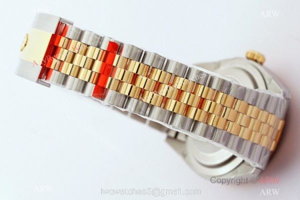 (EW)2021 New Rolex Datejust 36 EWF 3235 Watch Two Tone Gold Motif Dial for Men 5