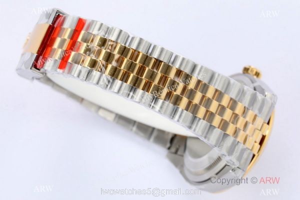 (EW)2021 New Rolex Datejust 36 Gold Palm Face Jubilee Strap Watch Swiss 3235 Movement 5