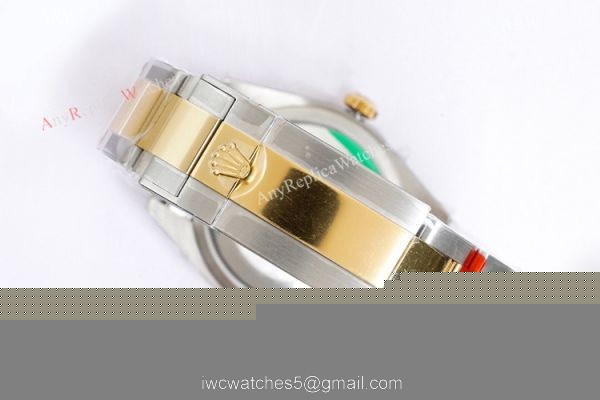 (EW Factory)Swiss Copy Rolex Explorer 36mm EWF 3230 904L Two Tone Black Dial Bracelet 5