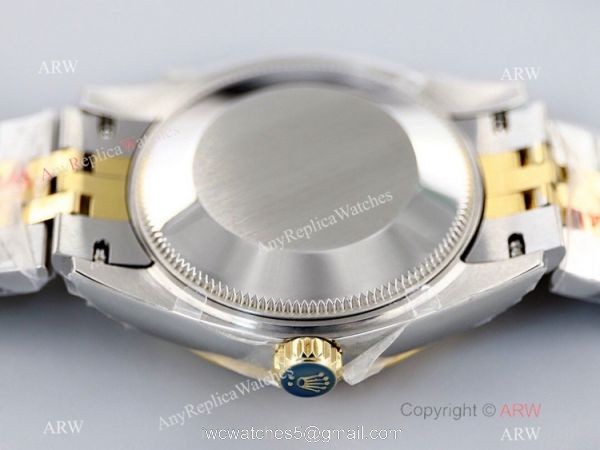 (EW)Swiss Clone Rolex Datejust 31mm Jubilee Watch 2-Tone Champagne Face 5