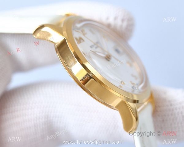 Swiss 9015 Patek Philippe Calatrava Replica Watch Yellow Gold Case 5