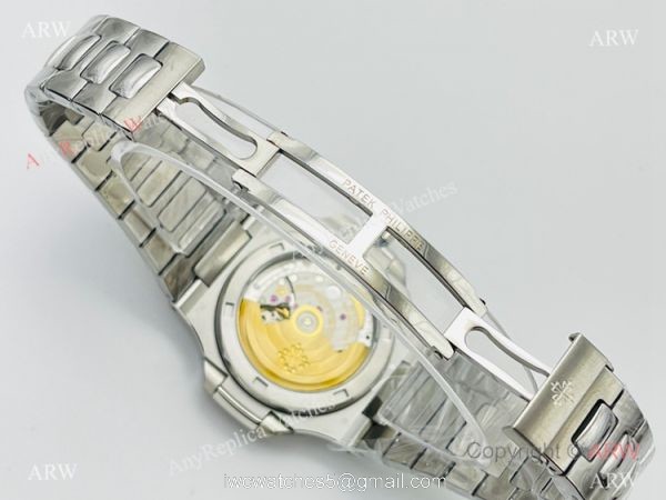 PFF Factory V4 Patek Philippe Nautilus Diamond Watch Swiss 9015 Bucherer Blue Dial 5