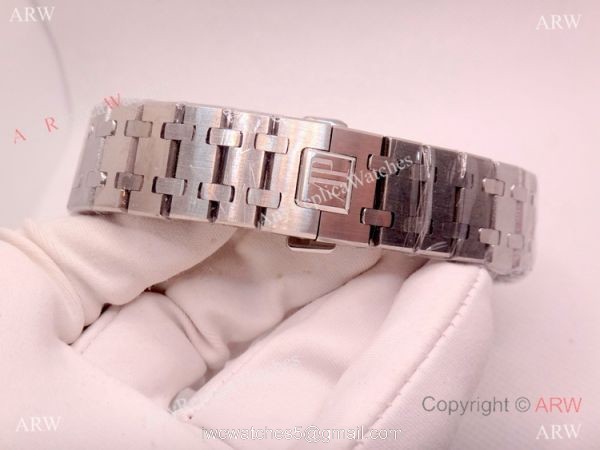 Swiss 7750 Audemars Piguet Royal Oak Replica Watch Black Dial 5