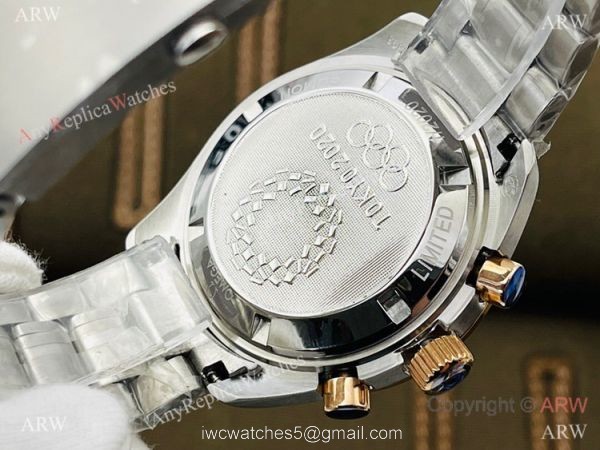 2021 New! Swiss Omega Speedmaster 7750 Watch Green Bezel Stainless Steel 5