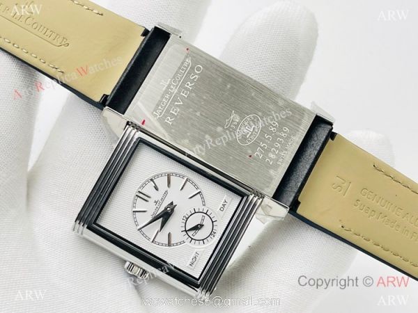 (ANF ) Grade 1A Replica Jaeger-LeCoultre Reverso Classic Large Duoface Small Seconds Watch 29mm Blue Dial 5