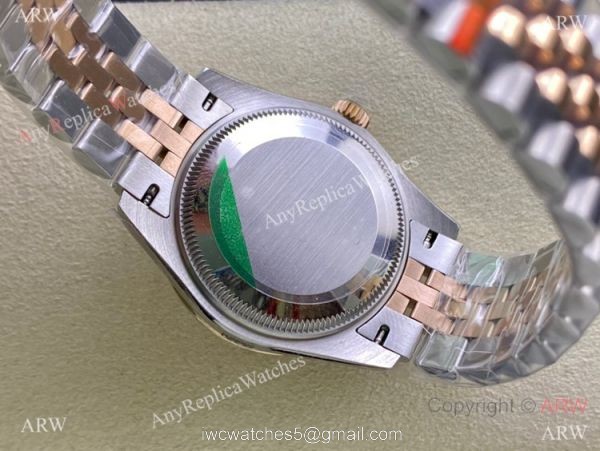 Swiss Replica Rolex Datejust WF Salmon Diamond Jubilee Watch 31mm Mid-size 5