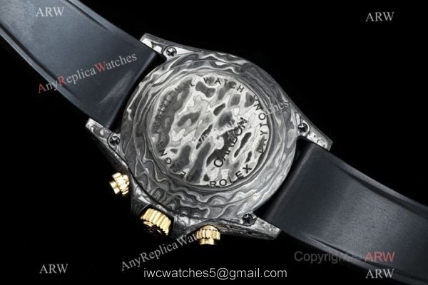 TW Factory Rolex Daytona DiW Carbon Swiss 7750 Replica Watch Oysterflex Strap Carbon-Lime Dial 40mm 5