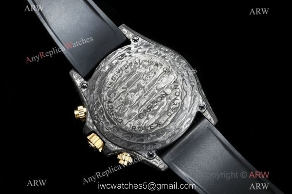 TW Factory Rolex Daytona DiW Carbon Swiss 7750 Chronograph Watch Orange Dial 40mm 5