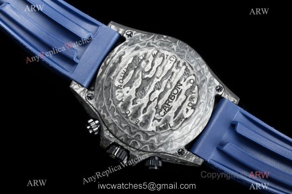 New! TW Factory Rolex Daytona Carbon Motley 7750 Chrongraph Watch Blue Oysterflex Strap 5