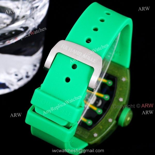 Green Richard Mille RM 59-01 Yohan Blake Tourbillon Watch Replica 5
