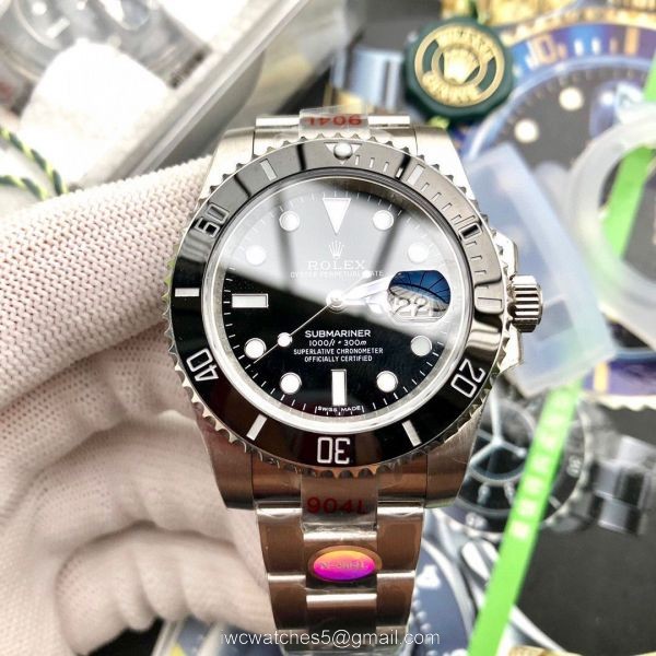 Rolex Submariner Black Dial 40MM Supper Luminous 8215 Watch 5