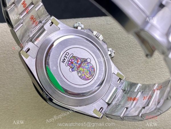1:1 Best Copy Clean Factory Rolex Daytona Clean 4130 Chrono Watch 116500ln 904L Steel White 40mm 5